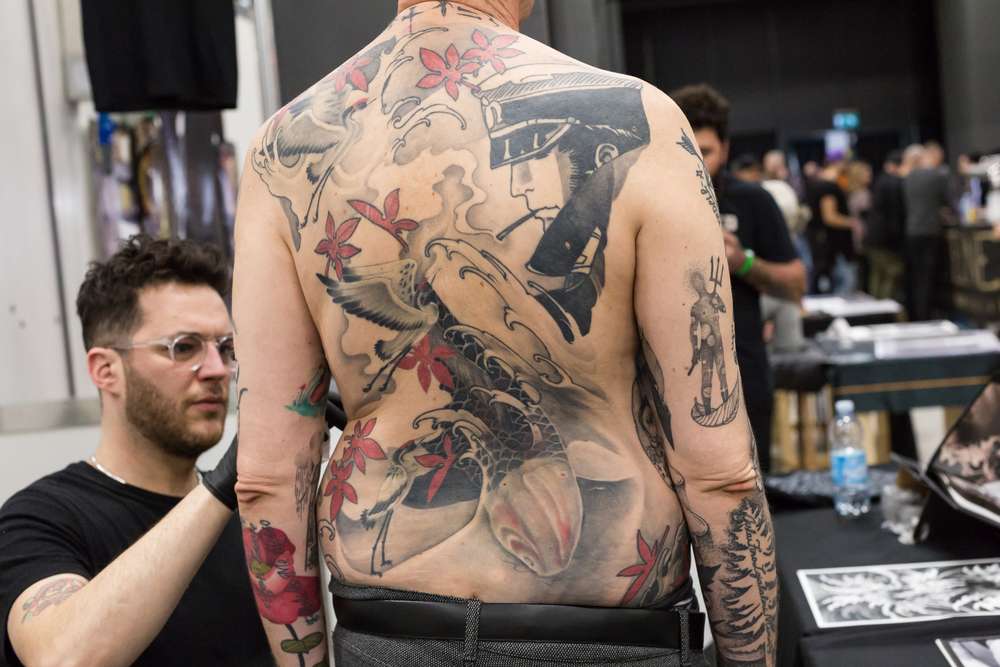 3d tattoos for men on back