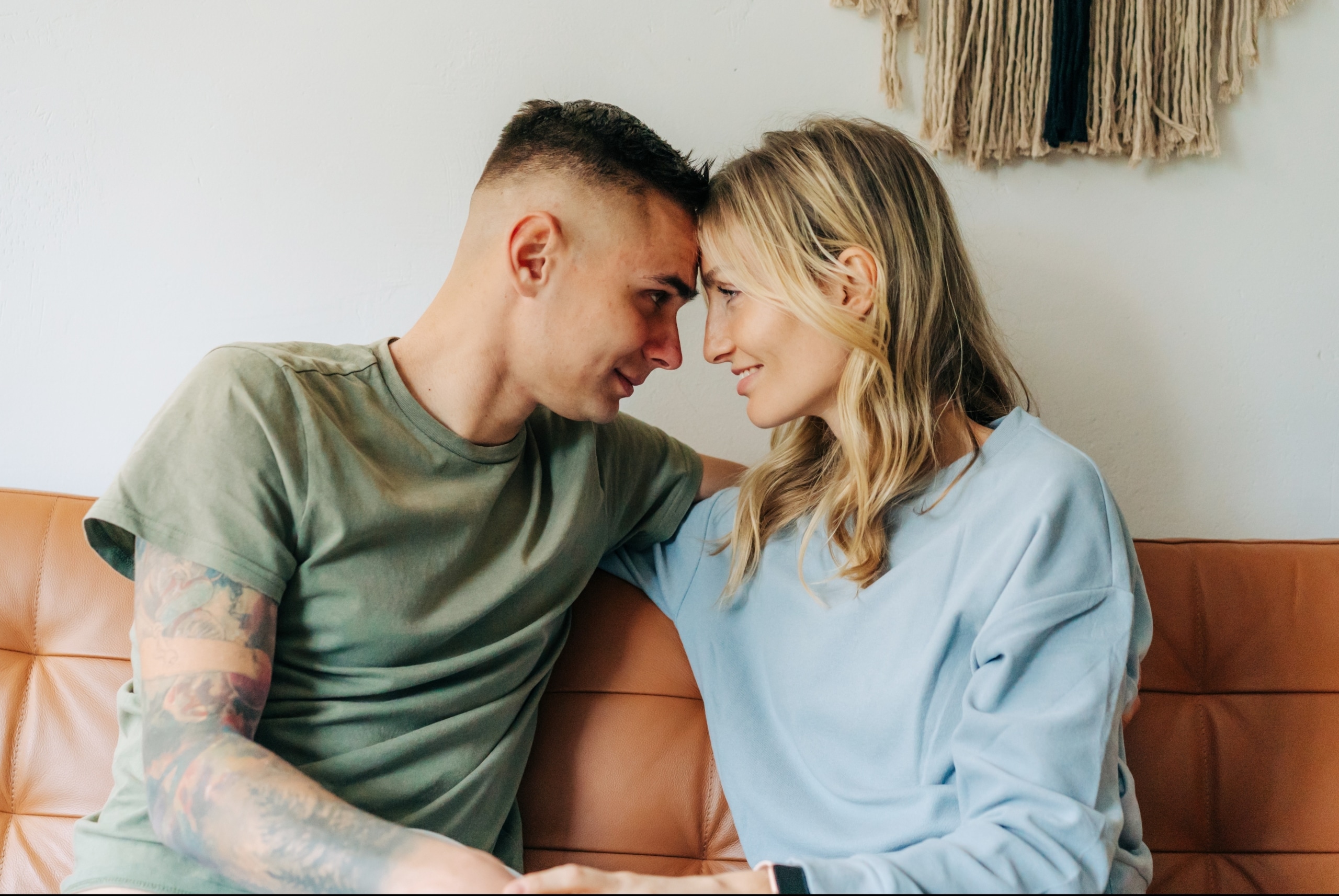 Thoughtful couple planning their matching tattoos | Couple Tattoos